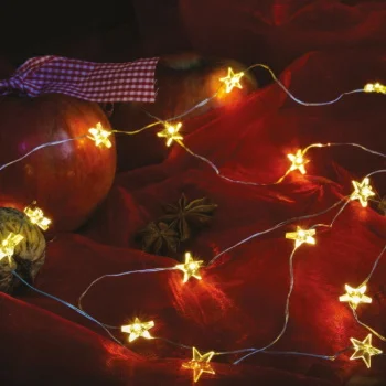 DekorTrend Fairy lights LED lampice zvezde 20 kom toplo bele KDE 323 DekorTrend Fairy lights LED lampice zvezde 20 kom toplo bele KDE 323